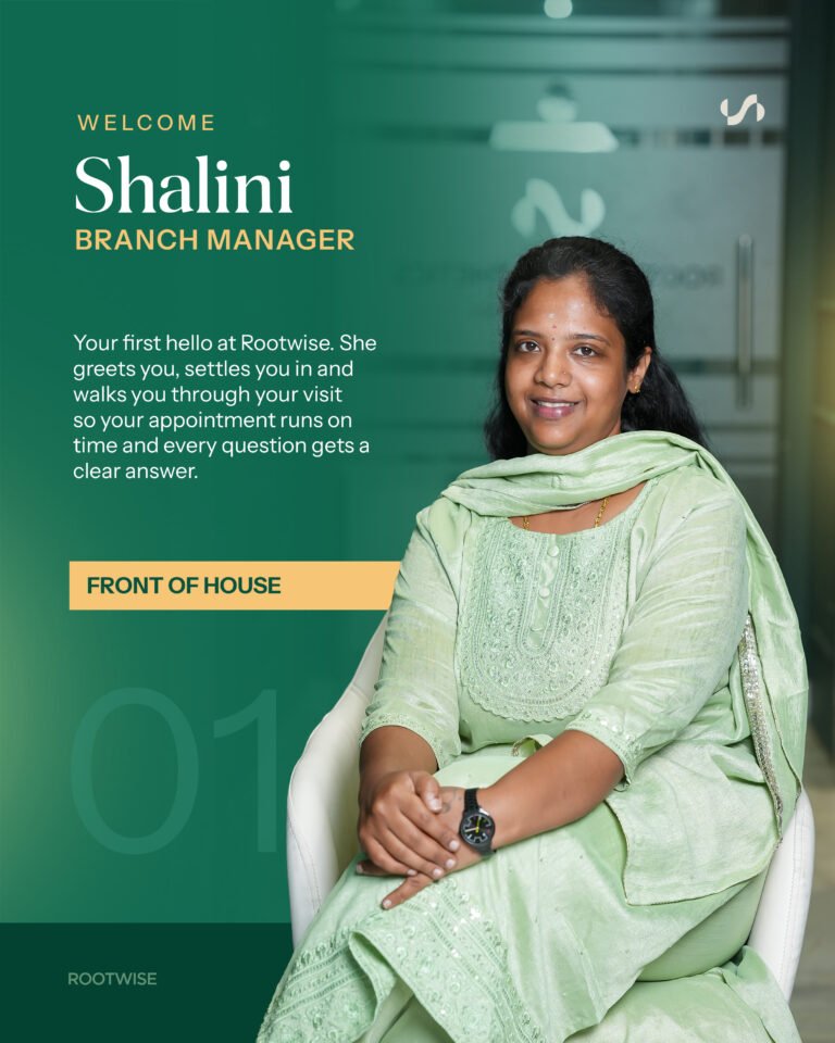 Shalini, Branch Manager at Rootwise Aesthetics