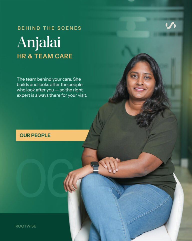 Anjalai, HR and Team Care at Rootwise Aesthetics