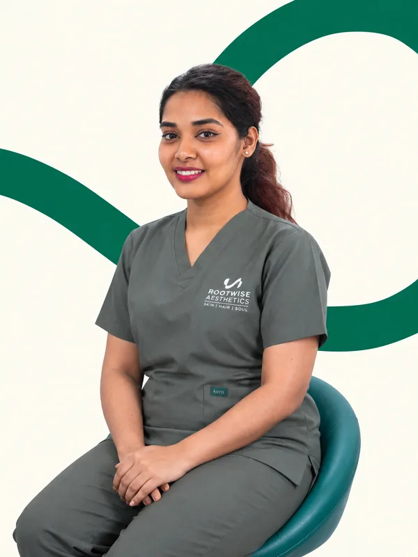 Rootwise Aesthetics clinical team member, RS Puram, Coimbatore
